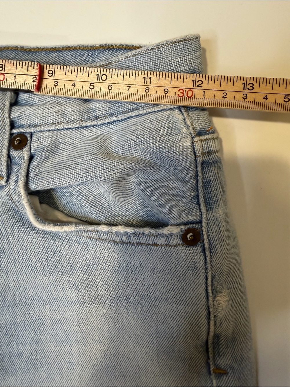 AGOLDE Riley High Rise Straight Crop Distressed Jeans Size 23 - Picture 6 of 8
